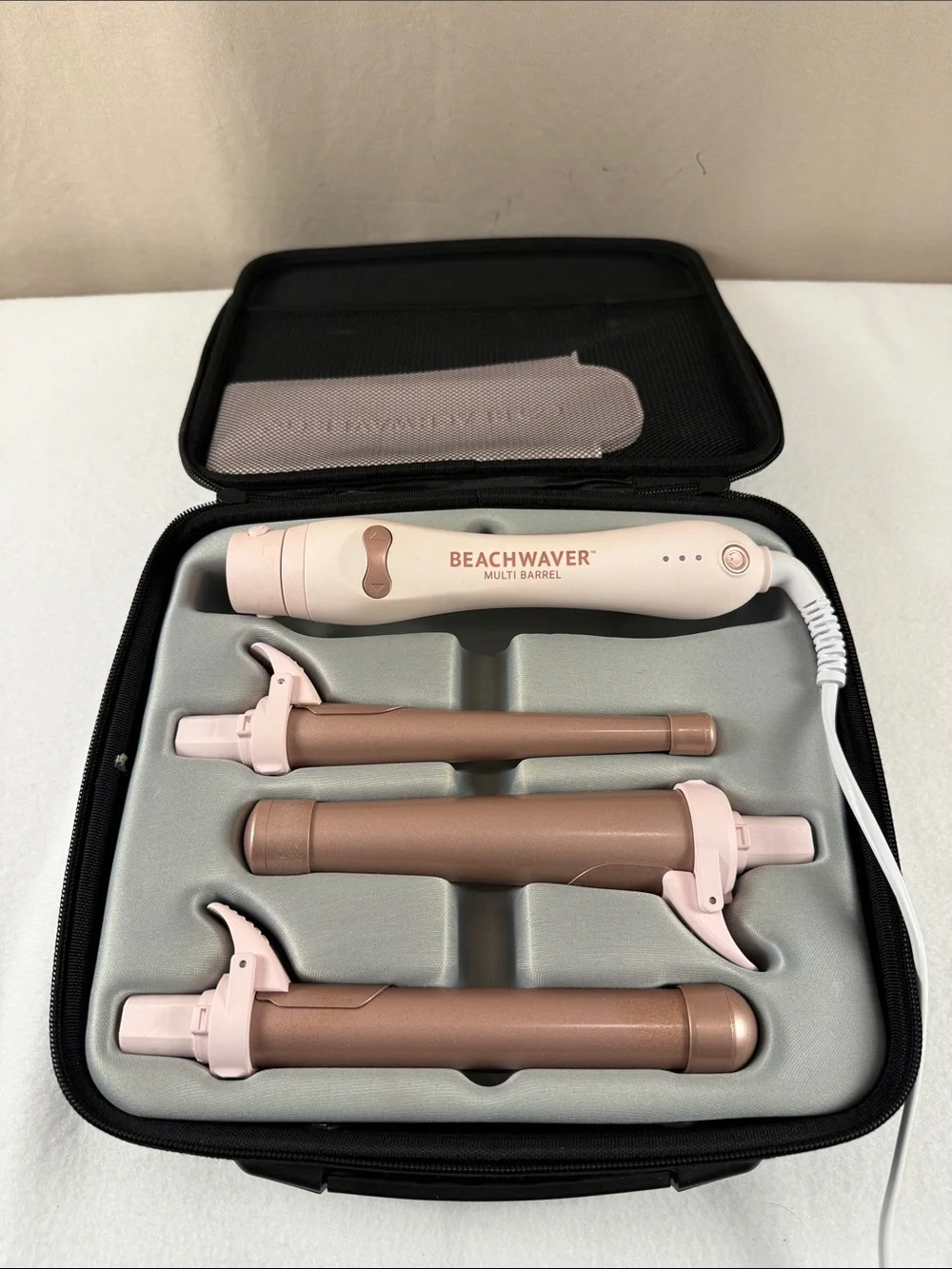 BEACHWAVER Multi Barrel Curling Wand Set — Pink and Rose Gold